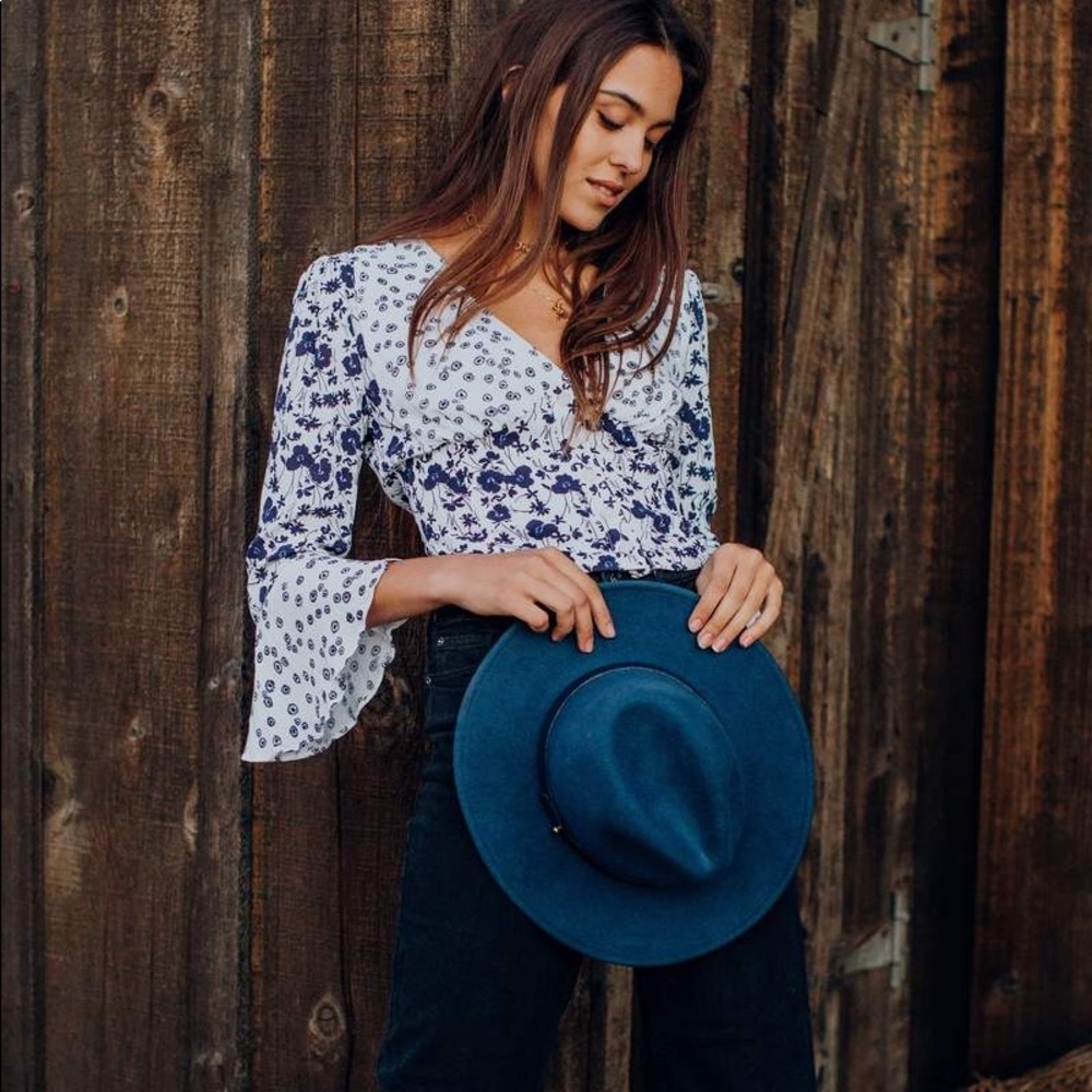 Free People Lady Bohemian Blouse